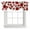 Multicolor Pink, variant on Tie Up Valances for Windows, Pink Strawberry Adjustable Valance Curtains Window Treatment for Living Room, Spring Floral Watercolor Summer Botanical Rod Pocket Kitchen Curtains & Drapes 60x18 Inch