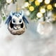 thumbnail image 4 of Adorno para Árbol de Navidad, Acrílico, Colgante Festivo, Color Brillante, Fácil de Colgar, Perfecto Decorador Árbol o El Coche, Fiestas Navideñas, Tamaño de 8 Cm, 1 Pieza., 4 of 6