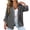 Black, variant on Button Down Shirts for Women Casual Vacation Striped Shirt Women Fall Fashion Long Leeve Shacket