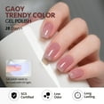 thumbnail image 4 of Set de esmaltes de uñas GAOY Jelly Gel Sheer Pink Nude, 33 unidades con Acc, 4 of 6