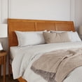thumbnail image 3 of Portland King Wood Foundation Bed Frame with Matching Footboard Light Toffee, 3 of 10