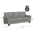 thumbnail image 6 of Hillsdale Furniture Daniel Upholstered Sofa, Nature Gray, 6 of 10