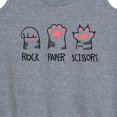 thumbnail image 3 of Instant Message - Rock Paper Claws - Women's Racerback Tank Top, 3 of 6