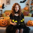 thumbnail image 4 of Halloween Throw Pillow Covers 20x20 Inch Halloween Decor Pumpkin Ghost Print Square Cushion Cases for Sofa Couch Bedroom Holiday Party Decor, 4 of 8