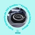 thumbnail image 3 of Cojín Giratorio 360° de Memory Foam para Adulto Mayor | Asiento Ergonómico Antideslizante | Alivio de Espalda, Caderas y Rodillas | Ideal para Coche, Hogar y Oficina | Funda Lavable 39x5 cm, 3 of 7