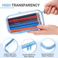 thumbnail image 3 of Funda rígida transparente con cierre, bolsa de plástico, bolsa de maquillaje transparente, 3 of 7