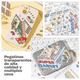 thumbnail image 4 of Plantilla Stickers Pegatinas Decoración Cuarto Miniatura 1pz, 4 of 7