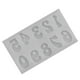 thumbnail image 5 of Bearachild Moldes para fondant, molde en relieve, fundición de caramelo, número de postre/gris claro Type2 NO2 Bearachild CBP264106, 5 of 6