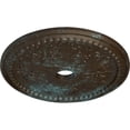 thumbnail image 3 of Ekena Millwork 27 1/2"OD x 4"ID x 1 1/2"P Winsor Ceiling Medallion (Fits Canopies up to 4"), Hand-Painted Bronze Blue Patina, 3 of 5