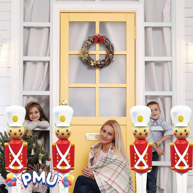 PMU Christmas Light-Up Toy Soldier 31 Inch Christmas Decoration