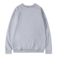 thumbnail image 4 of EHQJNJ Sweat-Shirt Blanc à Col Rond pour Femmes Mode Décontractée Manches Longues Sweat-Shirts Imprimés Pull Sans Capuche Sweat-Shirts Graphiques, 4 of 5