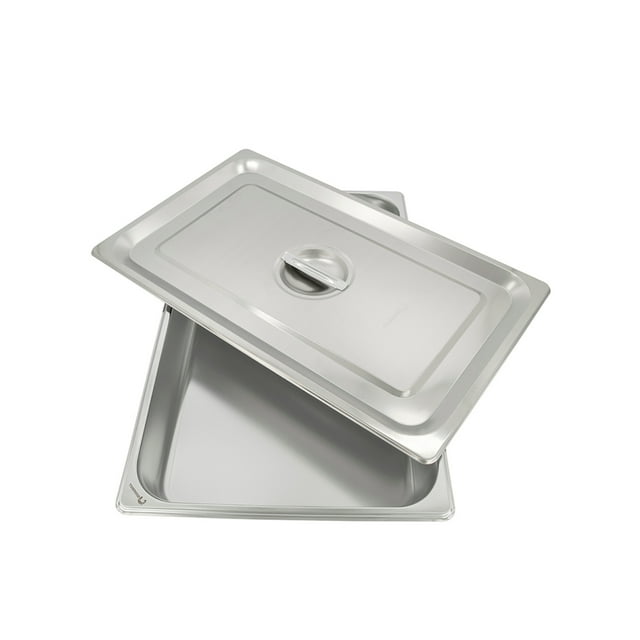 Inserto Acero Inoxidable con tapa 1/1 6 CM Shorbull Esquinas reforzadas