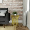 thumbnail image 4 of Novogratz Poolside Collection, Roberta Outdoor Side Table, Yellow, 4 of 10