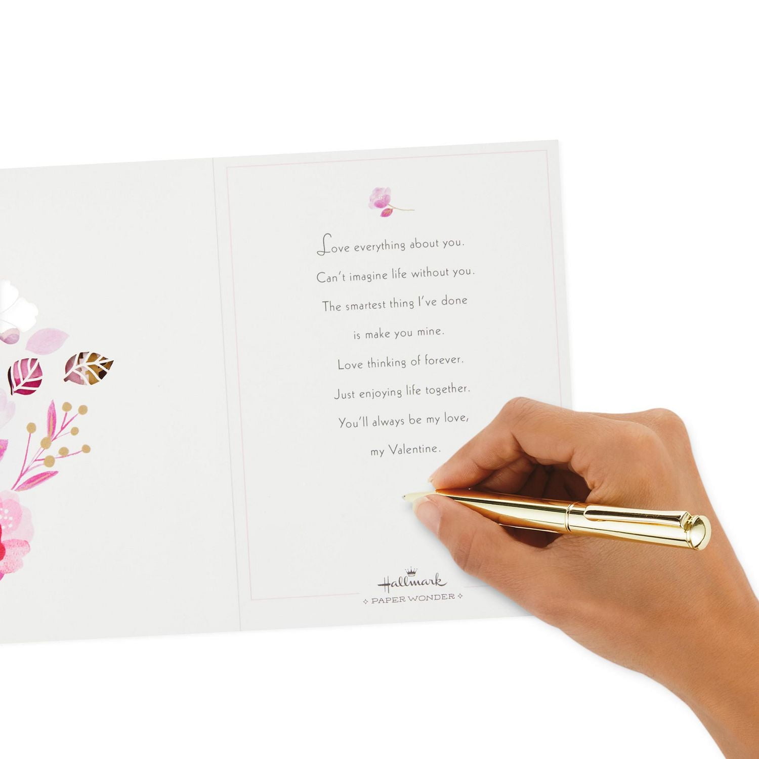 Hallmark Paper Wonder Displayable Pop Up Valentines Day Card for Husband, Wife, Boyfriend, Girlfriend (Love Birds Valentine)