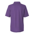 thumbnail image 5 of Harriton M105W Women's Maverick CVC Pique Polo-TEAM PURPLE-XL, 5 of 6