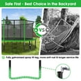 thumbnail image 2 of YORIN Trampoline, 1200LBS 12FT 14FT 15FT 16FT 8FT 10FT Trampoline for 4-5 Adults/ Kids, with Enclosure Net, Swing, Basketball Hoop, Ladder, Outdoor Anti-Rust Heavy Duty Round Recreational Trampoline, 2 of 7