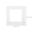 thumbnail image 2 of Raindrops Acrylic White Single Toggle Light Switch Cover Plate Easy Install Wall Plate, 2 of 8