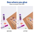 thumbnail image 3 of Avery Glue Stic Disappearing Purple Color, 1.27 oz., 12 Sticks (00226), 3 of 9