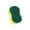 Green, variant on Tuscom Sky Blue Kitchen Scrub Sponge Non Scratch Scouring Pad for Dishes Pots Pans 2 Layer Household Cleaning Wipe