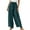 Green, variant on WIZUTIZ Wide Leg Pants New Trendy Womens Drawstring Beach Trousers Women's Loose High Waist Elegant Pants Hiking Pants Sales