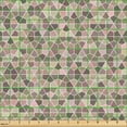 thumbnail image 2 of Ambesonne Geometric Fabric by the Yard Upholstery, Hexagonal Geometric Art, 2 Yards, Pale Chocolate and Blush, 2 of 5