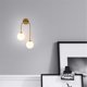thumbnail image 2 of 2-Light Glass Globe Decorative Wall Lamp Vanity Light A Warm Light, 2 of 5