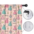 thumbnail image 4 of Blackout Kids Curtains,Princess Dress Castle Pattern Childrens Insulated Curtains Set Of 2,Bedroom Essentials,Toddler Room Decor 42"x63", 4 of 5