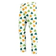 thumbnail image 7 of Men's St. Patrick's Day 3-Piece Suit Set with Green Clover Print, Button Closure Formalwear for Modern Gentleman, Elegant Patterned Suit, 7 of 7