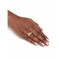 thumbnail image 4 of PalmBeach Jewelry 18k Gold-plated Sterling Silver Swirl Dome Ring, 4 of 6