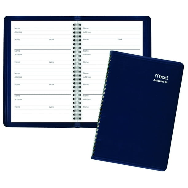 Mead Large Print Telephone Book Address Books
