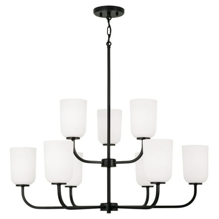 

Capital Lighting 448891-542 Lawson 9 Light 32 Wide Chandelier - Black