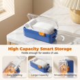 thumbnail image 3 of Automatic Pop-up Portable Floss Dispenser with 50 Pcs Dental Floss, 2026 New Travel Floss Picks Dispenser, Refillable Tooth Pick Holder for Home Travelling On-the-Go Oral Care, 3 of 8