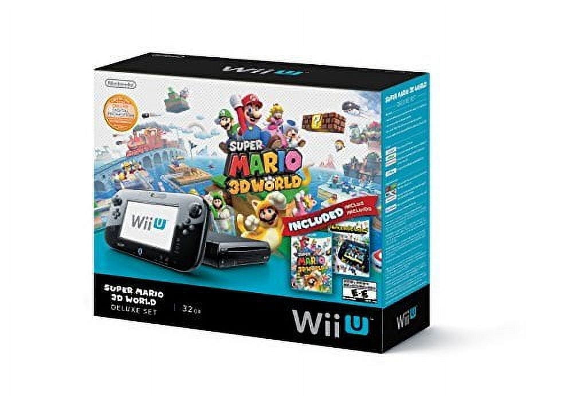 Pre-Owned Nintendo Wii U Black Premium Pack (32GB) + New Super