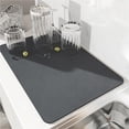 thumbnail image 6 of Coffee Machine Drying Mat, Quick Drying Drying Mat, Dishes, Absorbent Drying Mat for Coffee Machine, Kitchen, Sink, 20x24inch,Black, 6 of 8