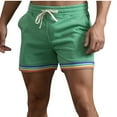 thumbnail image 1 of Teissuly Summer Shorts Discount Men's Casual Solid Color Casual Drawstring Pockets Elastic Sports Shorts, 1 of 3