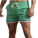 thumbnail image 1 of Cordón Atlético de Color Sólido para Hombre con Bolsillos, Pantalones Cortos Deportivos Casuales Elásticos para Hombres, 1 of 3