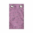 thumbnail image 1 of Floral Hanging Pocket Organizer, Continuous Pattern of Hand Drawn Herbs and Flowers Botanical Blooming, Printed Polyester Storage Bag with Pockets, 9" x 27", Pink Eggplant and White, 1 of 2