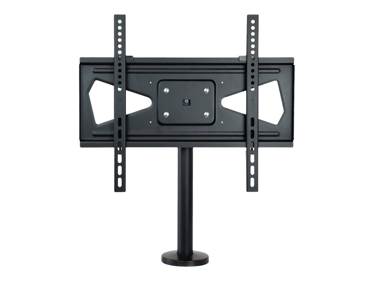 Mount-It Swivel Motion Fits Up to 55 Inch TVs| Steel Height Adjustable Full Motion Tailgate TV Stand for 2 Inch Receiver Hitch Tailgate TV Mount Black