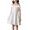 White, variant on Oudiya Girls Off Shoulder Dresses Fold Pleated Party Elegant A-Line Formal Dresses with Pocket, 6-14Y