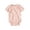 j43-Pink, variant on LIIPEE Summer Solid Color Baby Bodysuits For Boys Short Sleeve Crew Neck Casual Onesies Kids Cute Everyday Ribbed Crawling Clothing,3-6 Months