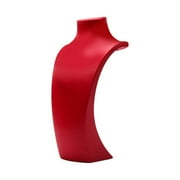 Jewelry Bust Chain Stand Necklace Holder - Jewelry Jewelry Red 17x33.5cm