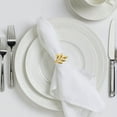 thumbnail image 5 of AURARMLET 6Pcs Napkin Rings Zinc Alloy For Elegant Table Setting At Family Gatherings And Weddings, 5 of 5