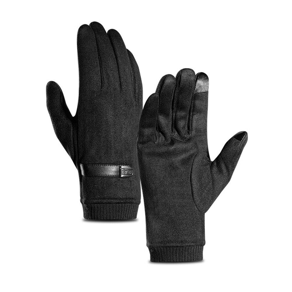 mens thermal leather gloves