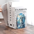 thumbnail image 6 of Sikiie Cloud Sunshine Puppy Bookends 1 Pair, Wood Bookends for Shelves, Book Ends for Shelves, Book Shelf Holder for Home Office, 6 of 7