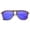 Tortoise-Gold / Purple Mirror, variant on sunglassLA Unisex Modern Keyhole Bridge Horn Rimmed Colored Mirror Lens Aviator Sunglasses (Black-Silver / Silver Mirror) - 53mm