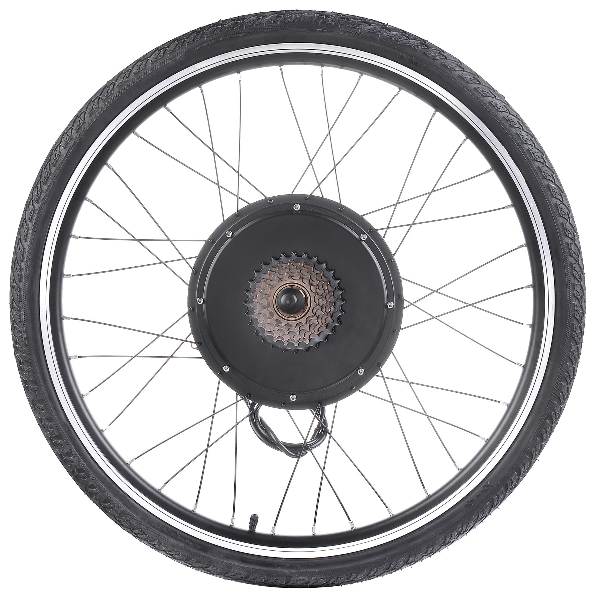 Yescom Electric Bike Conversion Kit 48V 1000W 26" Rear Wheel E-Bike Conversion Kit Dual Mode Controller