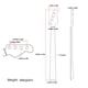 thumbnail image 5 of Guitarra clásica Bass Bass Portable Universal 21 Frascos Mate Pre-Perforados Cuellos Brillantes Tuning Reemplazo de Accesorios Noticed OD010894-00B, 5 of 7