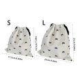 thumbnail image 5 of Yokua Drawstring Storage Bag Bows Cosmetic Bag Makeup Bag for Travel and Home Use, 5 of 19