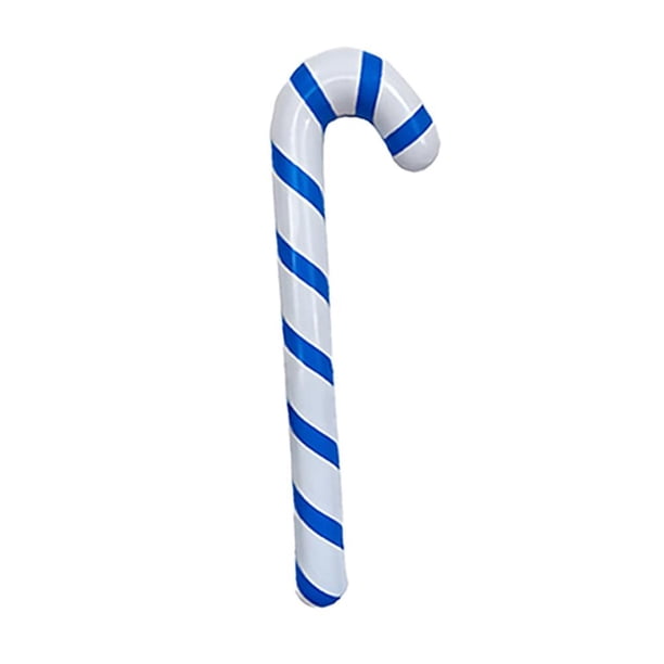 Bastones de caramelo inflables navideños, decoraciones gigantes de bastones de caramelo navideños, divertidos inflables navideños para patio, para decoraciones navideñas de interior y exterior X9O0