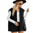 thumbnail image 1 of LYMAYTER Veste en Jean Décontractée Surdimensionnée Sans Manches Vintage pour Femmes TP-2TG, 1 of 9